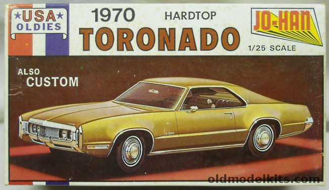 Jo-Han 1/25 1970 Oldsmobile Toronado Hardtop - Stock or Custom, C-4970 plastic model kit